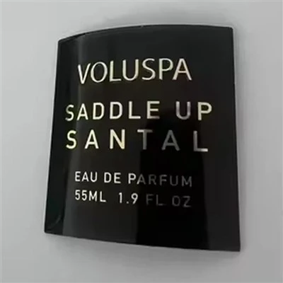 Autocolant de transfer de metale pentru sticle de parfum